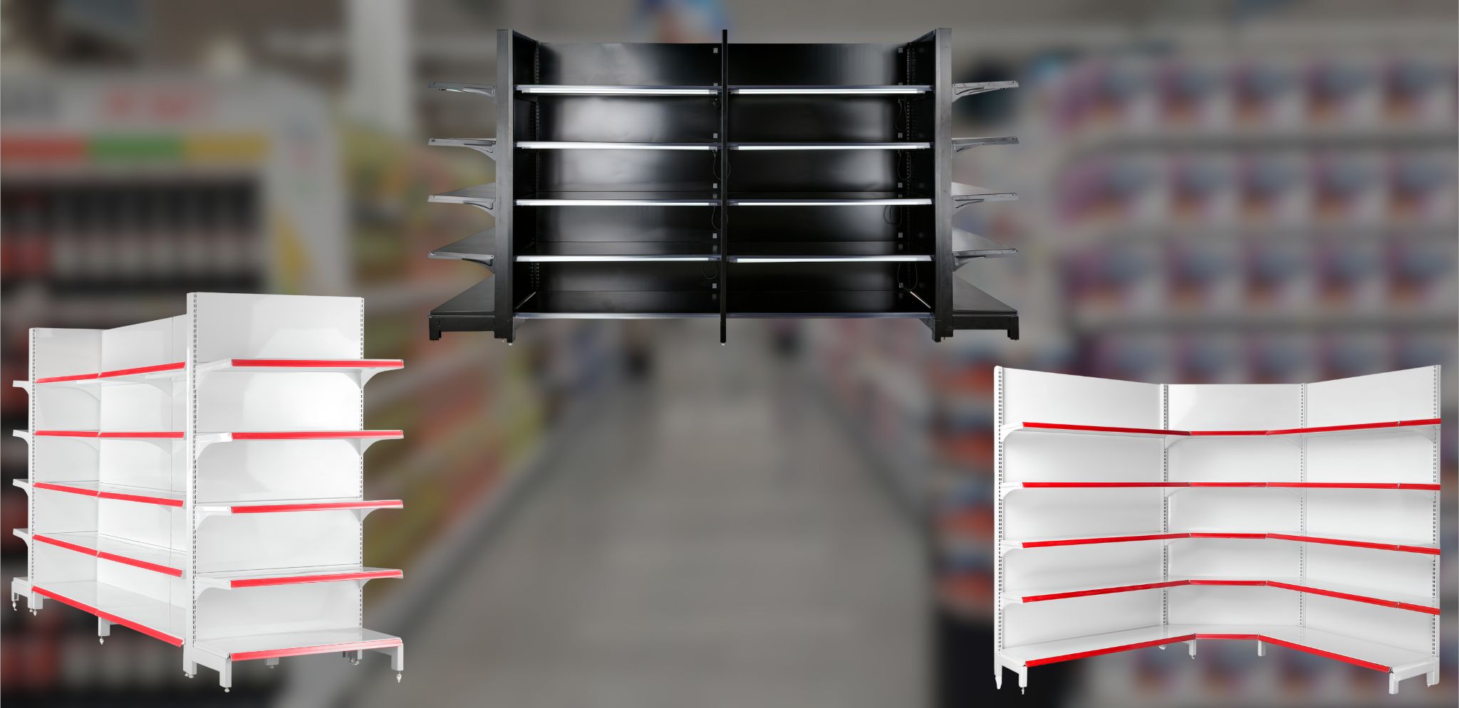 Góndolas de supermercado: tipos, medidas y cómo elegir